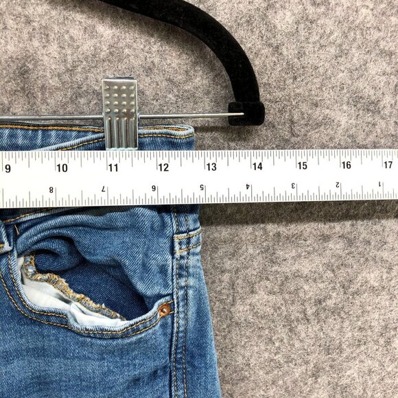 Zara Skinny Jeans Womens 2 Mid Rise  Stretch Medium Wash Z1975 - Picture 6 of 12